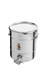Honey tank 35 kg, airtight lid, stainless steel gate