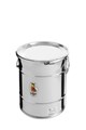 Picture of Stackable storage tank 25 kg with airtight lid, stainless steel