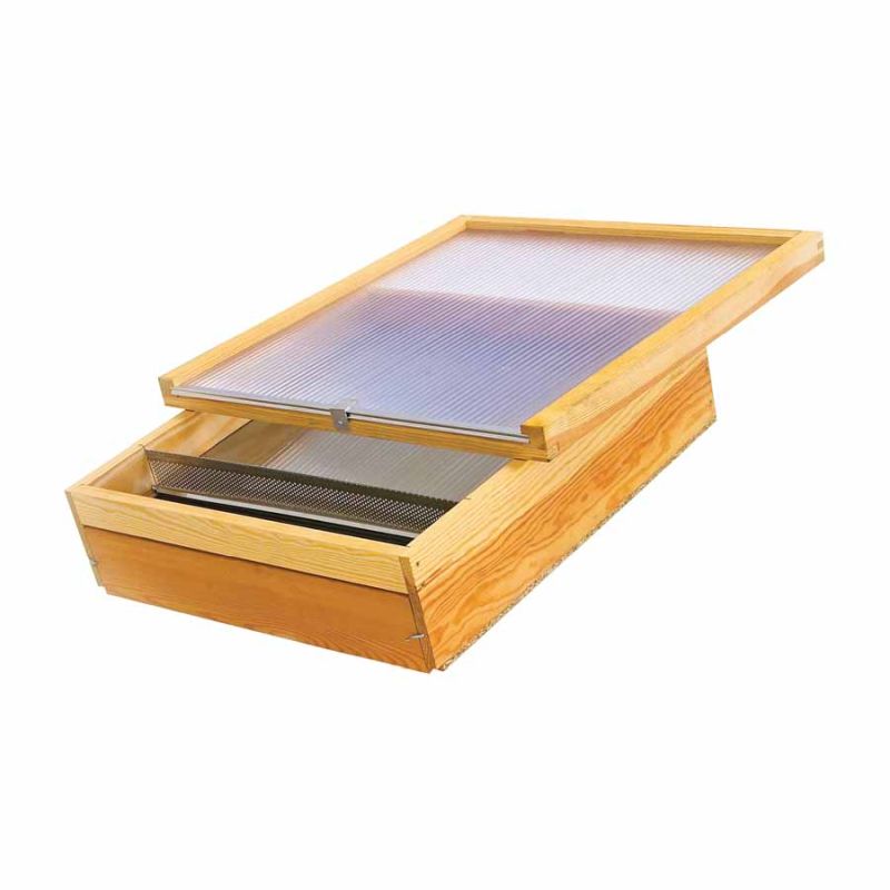 Logar rectangular steam wax melter for gas operation, stainless steel