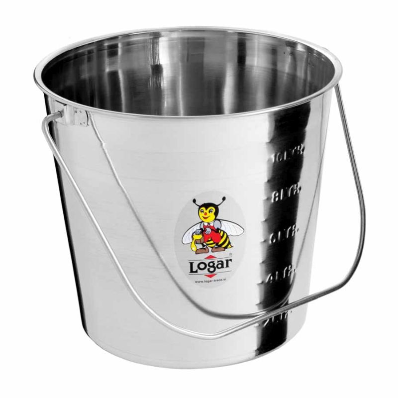 Logar Wax Bucket 11 L with Stainless Steel Handle
