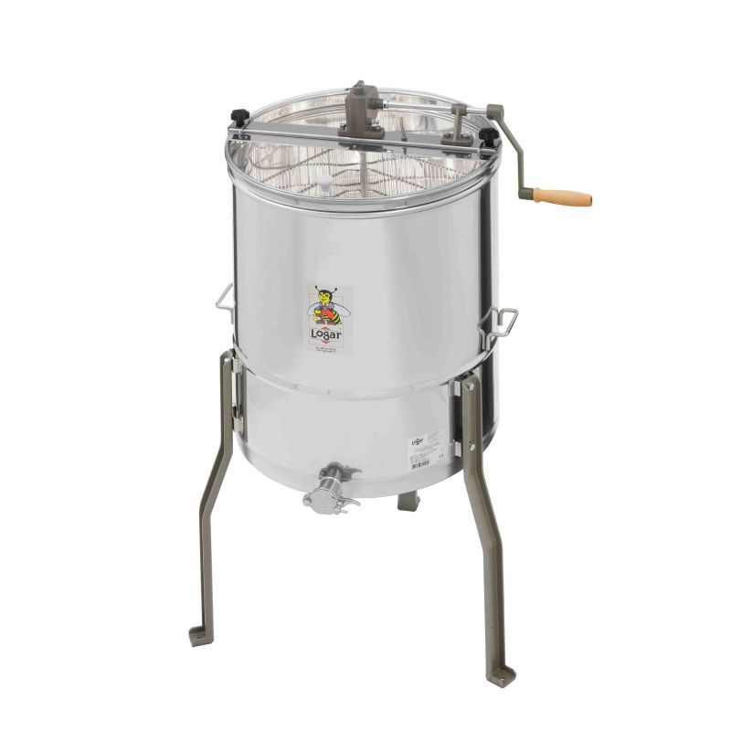 Logar 4-frame extractor, manual drive, 52 cm drum, frames 30 x 48 cm