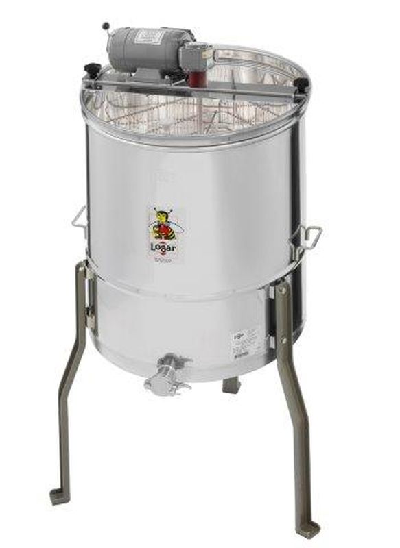 Logar 4-Frame Extractor, 110 W Motor, 52 cm Vat, Shaftless, Frames 30 x 48 cm