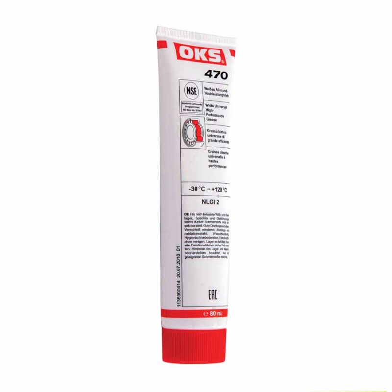 White All-Round High-Performance Grease OKS 470, Tube 80 ml