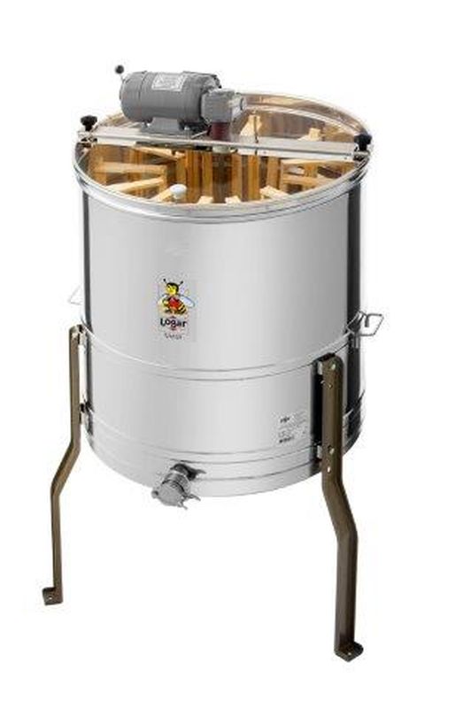 Logar 12-frame radial extractor, drum 63 cm, motor 110 W, frames 22.2 x 48 cm for Zander and DNM/EHM frames