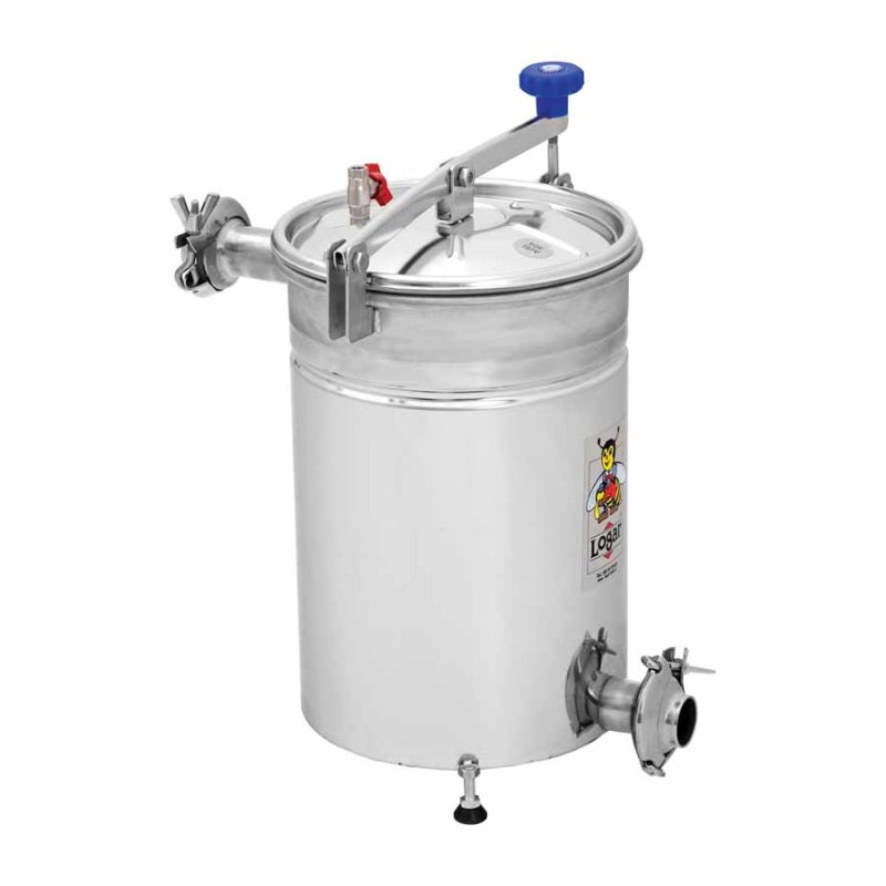 Logar hermetic honey filter for piping system