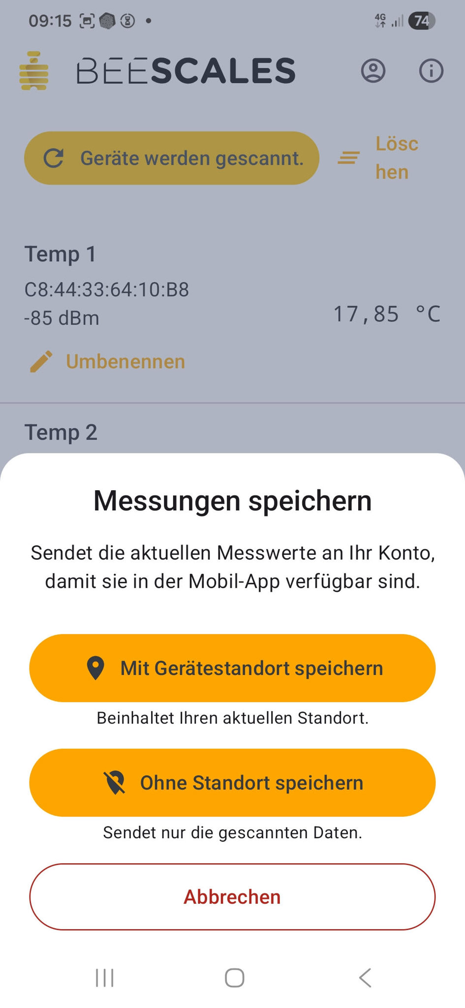 Bluetooth temperature sensors for hives | BeeScales – compatible with ...