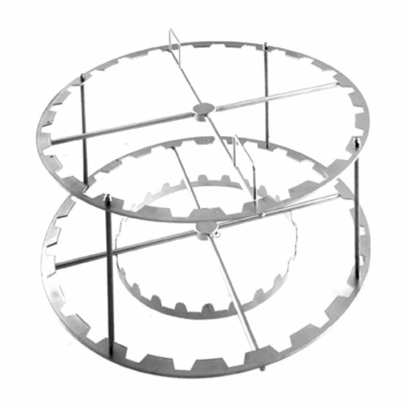 Logar 24-Frame Radial Basket D76, Stainless Steel