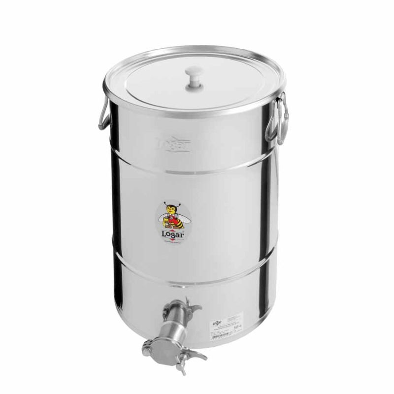 Logar Honey Filling Container 50 kg with Honey Tap