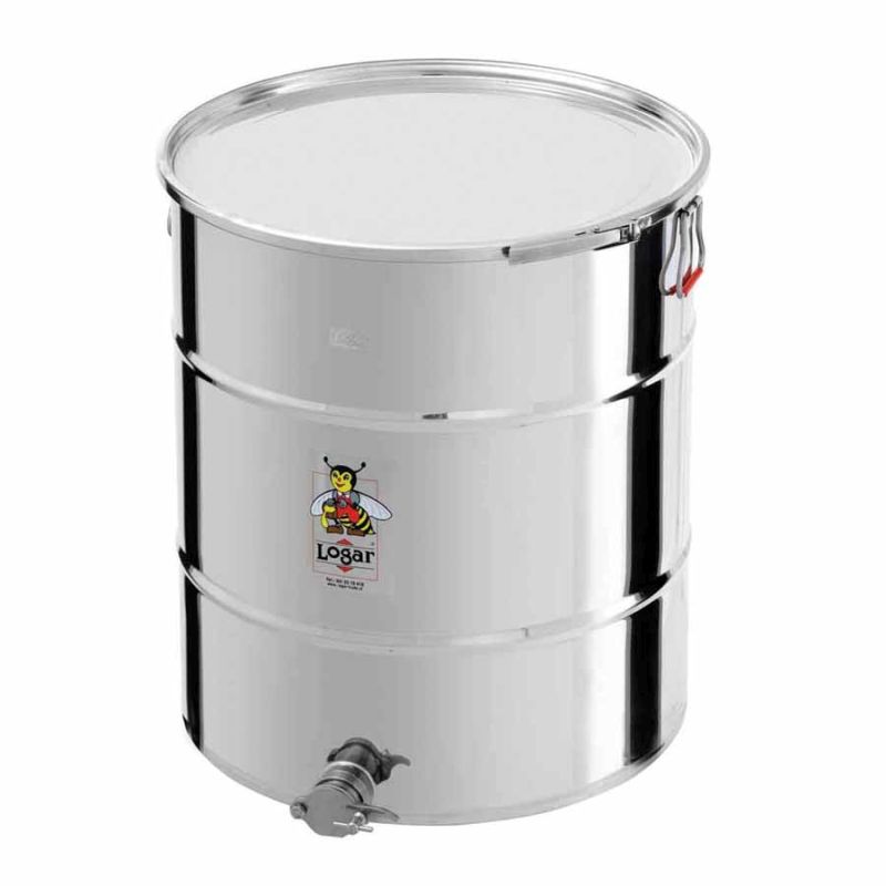 Logar Filling Container 170 kg with Clamp Ring Closure, Stainless Steel